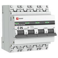 купить Автомат 4Р 25А C 4,5кА ВА47-63 EKF в Самаре Автомат 4Р 25А C 4,5кА ВА47-63 EKF