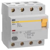купить Выключатель дифференциальный (УЗО) 4Р 40А 100мА AC ВД3-63 IEK в Самаре Выключатель дифференциальный (УЗО) 4Р 40А 100мА AC ВД3-63 IEK