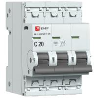 купить Автомат 3Р 20А C 6кА ВА47-63N EKF  в Самаре Автомат 3Р 20А C 6кА ВА47-63N EKF