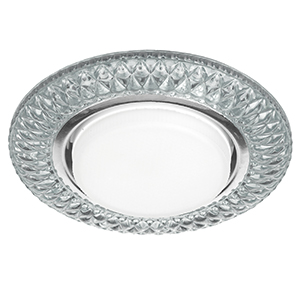 купить Светильник точечный GX53 круг хром/прозрачный встраиваемый подсветка Jazzway декор в Самаре Светильник точечный GX53 круг хром/прозрачный встраиваемый подсветка Jazzway декор