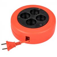 купить Удлинитель 4-мест 10м ПВС 2*0,75 красный EKF PROxima рулетка в Самаре Удлинитель 4-мест 10м ПВС 2*0,75 красный EKF PROxima рулетка