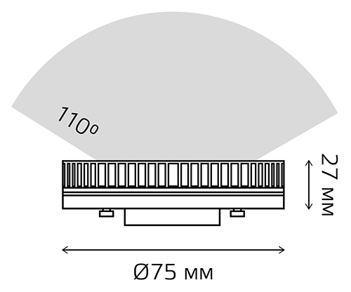купить Лампа свд 220В GX53 12Вт 4100К 860лм таблетка матовая Gauss комплект 5шт в Самаре Лампа свд 220В GX53 12Вт 4100К 860лм таблетка матовая Gauss комплект 5шт