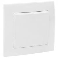 купить Валенсия белый выключатель 1кл скрытая 10А IP20  в Самаре Валенсия белый выключатель 1кл скрытая 10А IP20