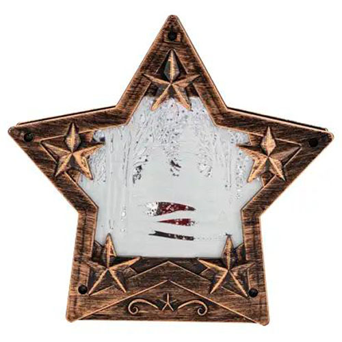 Светильник "Звезда" 15х4,2х14,3смсм свд белый