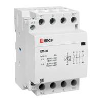 купить Контактор модульный 40А 230В 2НО 2НЗ 3мод КМ EKF PROxima в Самаре Контактор модульный 40А 230В 2НО 2НЗ 3мод КМ EKF PROxima