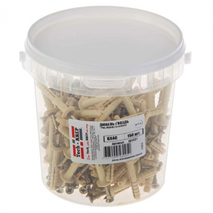 купить Дюбель-гвоздь 6*40мм гриб нейлон 150шт в Самаре Дюбель-гвоздь 6*40мм гриб нейлон 150шт