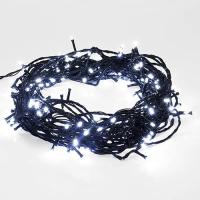 Гирлянда нить 20м белый 200свд с контроллером IP20 зеленый провод 8 режимов