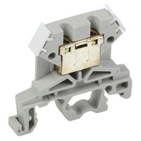 Зажим клеммный DIN-рейка 4мм2 35А серый IEK 