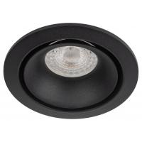 купить Светильник точечный GU5.3 круг черный встраиваемый  в Самаре Светильник точечный GU5.3 круг черный встраиваемый