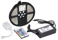 купить Лента свд 12В 14,4Вт/м 60свд/м RGB 5050 IP65 IEK 5м комплект в Самаре Лента свд 12В 14,4Вт/м 60свд/м RGB 5050 IP65 IEK 5м комплект