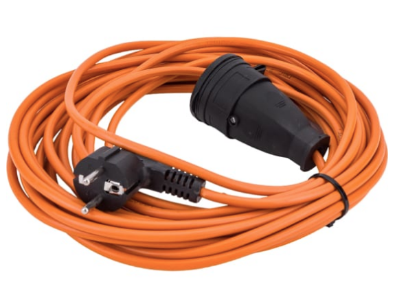 купить Удлинитель 1-мест 20м ПВС 2*1 оранжевый  IP44 PlexUp  в Самаре Удлинитель 1-мест 20м ПВС 2*1 оранжевый  IP44 PlexUp