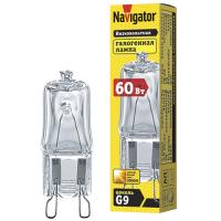 купить Лампа галогенная G9 60Вт 630лм прозрачная Navigator в Самаре Лампа галогенная G9 60Вт 630лм прозрачная Navigator