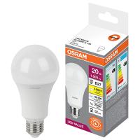 Лампа свд Е27 20Вт 3000К 1600лм стандарт А70 матовая  Osram LED Value