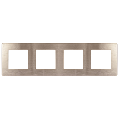 купить ЭРА12 шампань/сатин рамка 4-ая универсально  в Самаре ЭРА12 шампань/сатин рамка 4-ая универсально