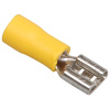 купить Разъем плоский 4,0-6,0мм2 6*0,5мм мама изолированный желтый ПВХ РпИм IEK 100шт в Самаре Разъем плоский 4,0-6,0мм2 6*0,5мм мама изолированный желтый ПВХ РпИм IEK 100шт