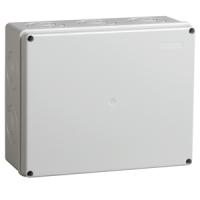 Коробка 240*195*90 квадрат серый IP44 КМ41271 