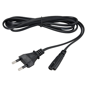 купить Шнур 1,8м ШВВП 2*0,5 черный разъём тип С7 в Самаре Шнур 1,8м ШВВП 2*0,5 черный разъём тип С7