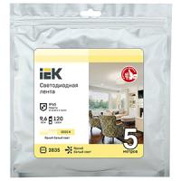 купить Лента свд 12В 9,6Вт/м 120свд/м 3000К 2835 IP65 IEK 5м в Самаре Лента свд 12В 9,6Вт/м 120свд/м 3000К 2835 IP65 IEK 5м