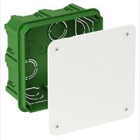 купить Коробка 100*100*50 квадрат бетон с крышкой IP30 ШЭ  в Самаре Коробка 100*100*50 квадрат бетон с крышкой IP30 ШЭ