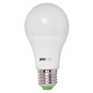 купить Лампа светодиодная 220В Е27 10Вт 4000К 820лм стандарт A60 матовая диммер Jazzway  в Самаре Лампа светодиодная 220В Е27 10Вт 4000К 820лм стандарт A60 матовая диммер Jazzway