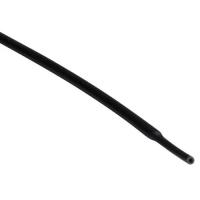 Трубка ТУТ 4/2мм черный 1м (2:1)