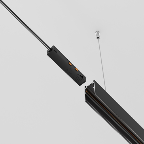 Ввод питания 48В черный