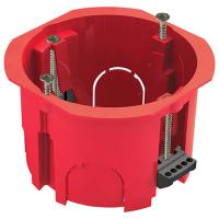 купить Коробка 68*45 круг гипсокартон IP20 красный PlexUp в Самаре Коробка 68*45 круг гипсокартон IP20 красный PlexUp