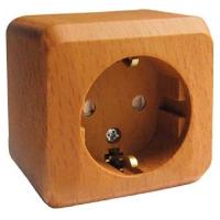 купить Этюд бук розетка открытая 1-мест заземление шторки IP20  в Самаре Этюд бук розетка открытая 1-мест заземление шторки IP20