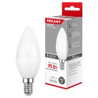 купить Лампа свеча свд Е14 11,5Вт 4000К 1093лм С35 матовая Rexant  в Самаре Лампа свеча свд Е14 11,5Вт 4000К 1093лм С35 матовая Rexant