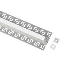 купить Профиль с экраном под плитку/гипсокаптон 53*13*2500мм ЭРА заглушки 2шт в Самаре Профиль с экраном под плитку/гипсокаптон 53*13*2500мм ЭРА заглушки 2шт