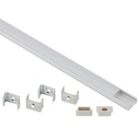 купить Профиль накладной 15*6*2000мм ЭРА комплект в Самаре Профиль накладной 15*6*2000мм ЭРА комплект