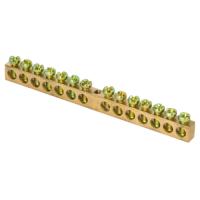 купить Шина нулевая 6*9 14групп без изолятора винтовой по центру в Самаре Шина нулевая 6*9 14групп без изолятора винтовой по центру