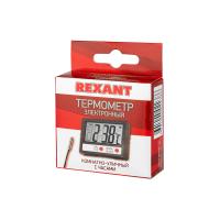 купить Часы-метеостанция 1*G13 выносной проводной датчик Rexant  в Самаре Часы-метеостанция 1*G13 выносной проводной датчик Rexant