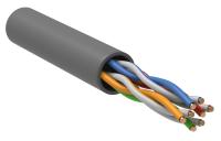 UTP 4*2*0,52 Cat5e серый LSZH, нг(А)-HF кабель внутренний БЕЗ СМОТОК коробка(305м) РФ/Т ITK