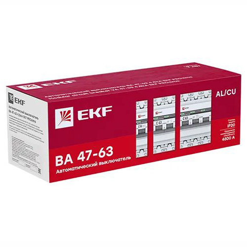 Автомат 1Р 4А C 4,5кА ВА47-63 EKF 