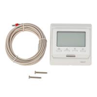 купить Терморегулятор теплого пола скрытая 16А программируемый белый Rexant  в Самаре Терморегулятор теплого пола скрытая 16А программируемый белый Rexant