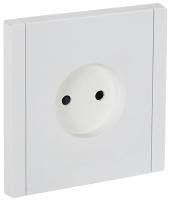 купить Фортепиано белый розетка скрытая 1-мест шторки IP20  в Самаре Фортепиано белый розетка скрытая 1-мест шторки IP20