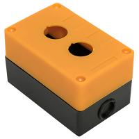 купить Корпус КП 102 пластиковый 2 кнопки желтый PROxima EKF в Самаре Корпус КП 102 пластиковый 2 кнопки желтый PROxima EKF