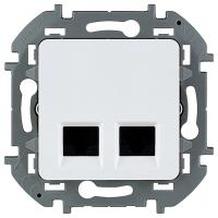 Инспириа белый розетка RJ45 скрытая 2-ая Cat6 UTP