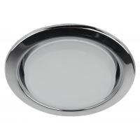 Светильник точечный GX53 круг хром встраиваемый 