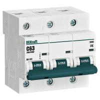 Автомат 3Р 63А C 10кА ВА-201 DEKraft