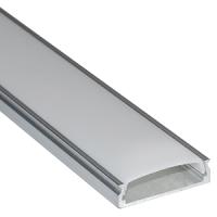 купить Профиль накладной 24*6*2000мм ViaSvet крепеж 4шт+заглушки 2шт в Самаре Профиль накладной 24*6*2000мм ViaSvet крепеж 4шт+заглушки 2шт