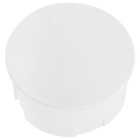 купить Коробка 80*40 круг бетон с крышкой IP30 Rexant белый в Самаре Коробка 80*40 круг бетон с крышкой IP30 Rexant белый