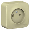 купить Бланка бежевый розетка открытая 1-мест IP20  в Самаре Бланка бежевый розетка открытая 1-мест IP20