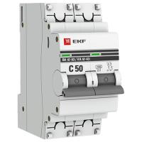 купить Автомат 2Р 50А C 4,5кА ВА47-63 EKF в Самаре Автомат 2Р 50А C 4,5кА ВА47-63 EKF