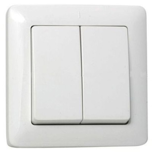 купить Хит белый выключатель 2кл скрытая 6А IP20  в Самаре Хит белый выключатель 2кл скрытая 6А IP20