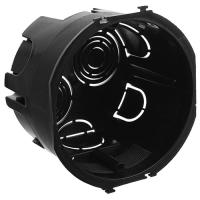 купить Коробка 65*45 круг бетон IP20  DKC черная в Самаре Коробка 65*45 круг бетон IP20  DKC черная