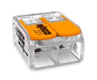 купить Клемма 2*6,0мм2 с рычажком компактная прозрачный Wago 221-612 2шт в Самаре Клемма 2*6,0мм2 с рычажком компактная прозрачный Wago 221-612 2шт