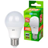 купить Лампа светодиодная 220В Е27 11Вт 5000К 840лм стандарт A60 матовая Jazzway  в Самаре Лампа светодиодная 220В Е27 11Вт 5000К 840лм стандарт A60 матовая Jazzway