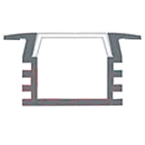 купить Профиль встраиваемый 22*12*2000мм ViaSvet  в Самаре Профиль встраиваемый 22*12*2000мм ViaSvet